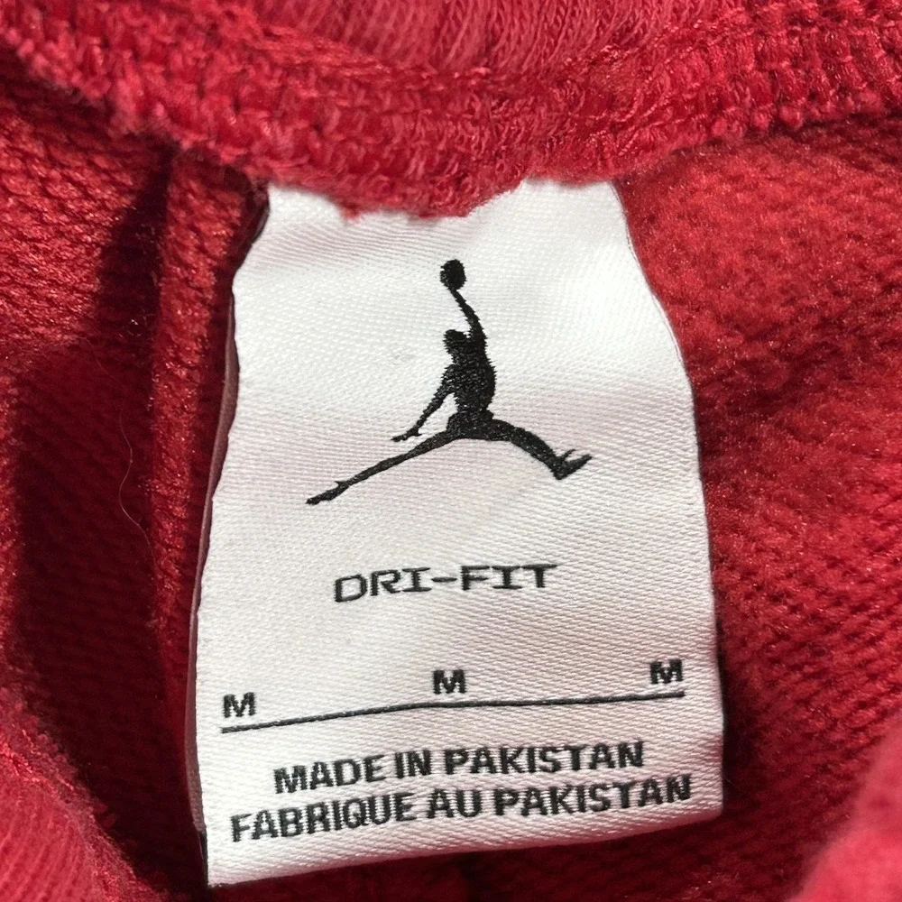 Jordan Dri-FIT Sweatpants Mens Medium Red Fleece Jogger‎ Athletic FV8608-687